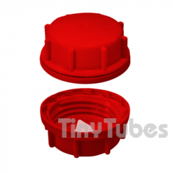 Bouchon avec Valve de Dégazage D61 Rouge