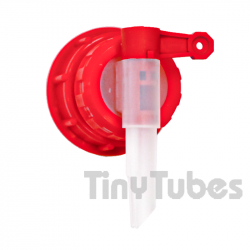 Bouchon avec Robinet Rouge D50 Débit de 1,5 Litre