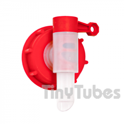 Bouchon avec Robinet Rouge D61 Débit de 1,5 Litre