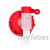 Bouchon avec Robinet Rouge D61 Débit de 1,5 Litre