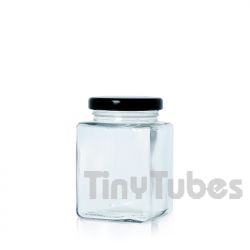 Pot CUBIC en Verre Transparent 150ml