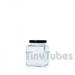 Pot CUBIC en Verre Transparent 50ml