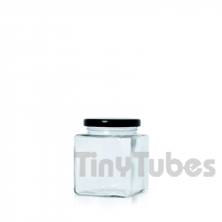 Pot CUBIC en Verre Transparent 75ml