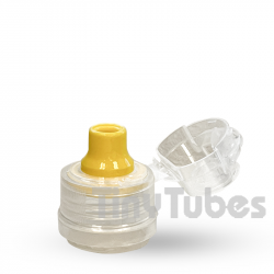 Fliptop 28/410 jaune et transparent