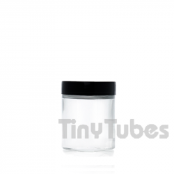 Pot en verre transparent de 100 ml