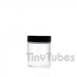 Pot en verre transparent de 180ml