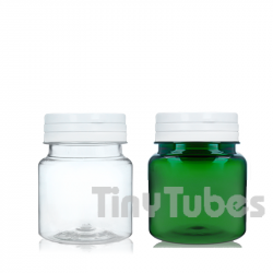 Pilulier de 60ml Couvercle à Charnière