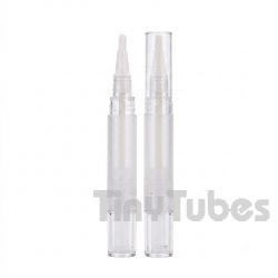 Tube applicateur d'huile transparent 3 ml