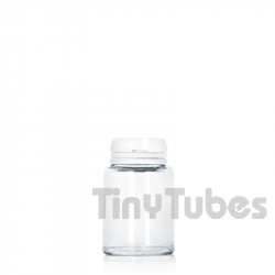 Pilulier en Verre 15ml Transparent