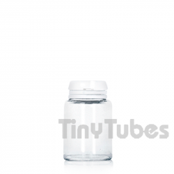 Pilulier en Verre 20ml Transparent