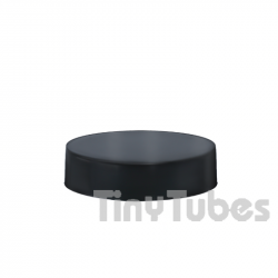 Couvercle Noir mat Pot en Verre 100ml