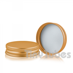 Couvercle Doré Pot en Verre 50ml