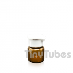 Flacon en verre ambré de 2 ml